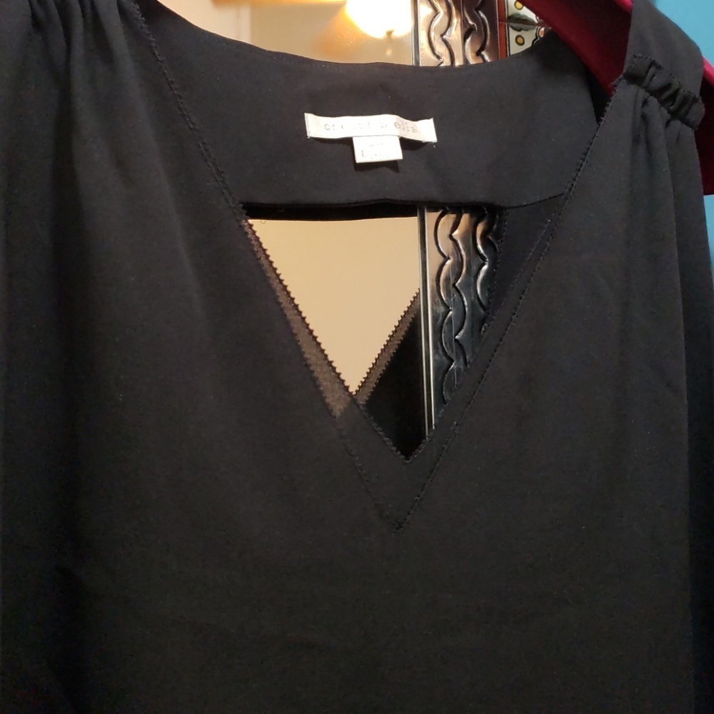 Anthro Cooper&Ella Vera Double V Tank Dress - Picture 3 of 7
